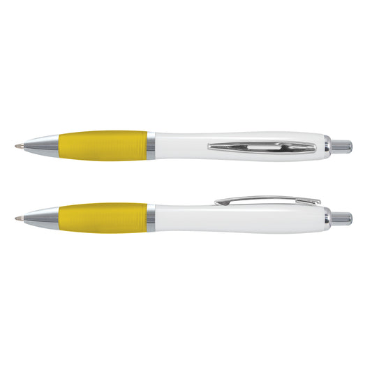 Vistro Pen - White Barrel - Yellow