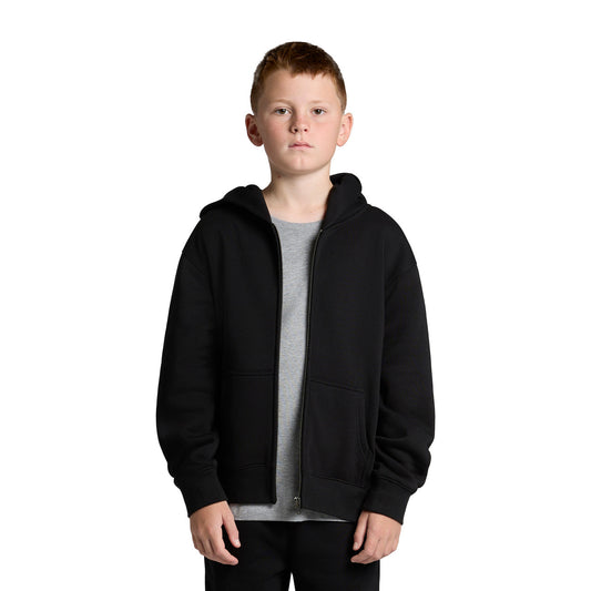 Youth Relax Zip Hood Front