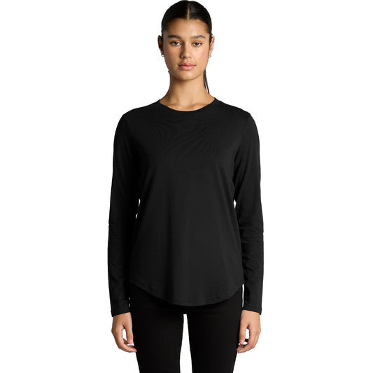 Women's Maple Curve L/S Tee Front