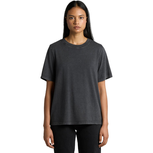 Women's Stone Wash Heavy Tee Front