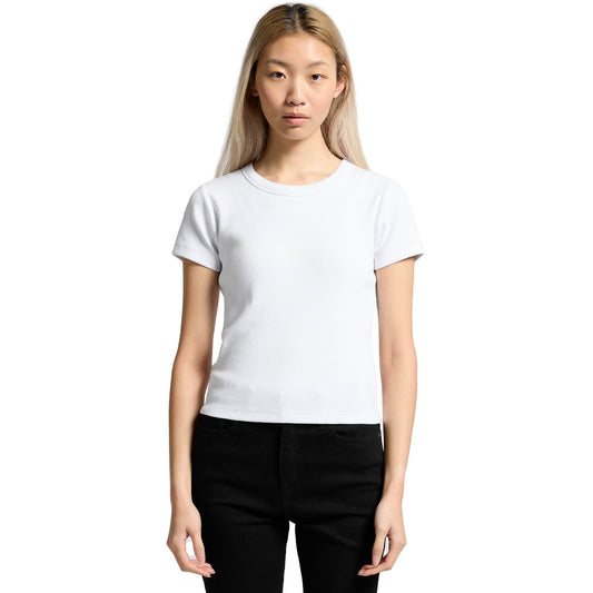 Women's Organic Rib Tee Front