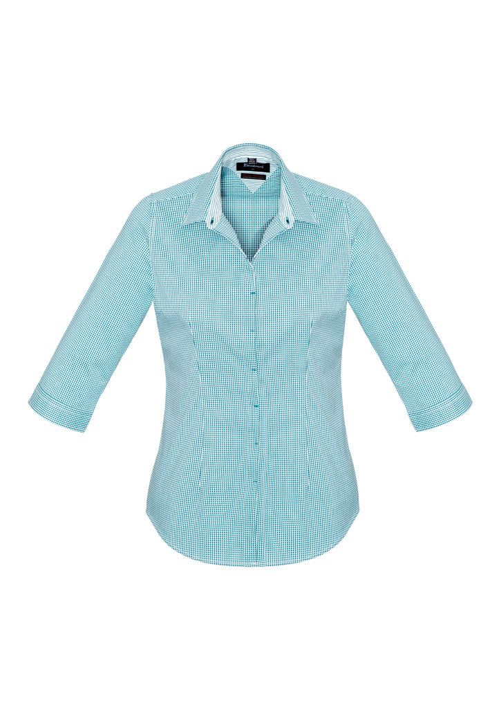 Womens Newport 3/4 Sleeve Shirt - Purple Reign 26