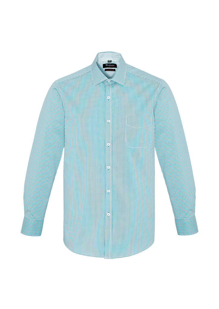Mens Newport Long Sleeve Shirt - French Navy 3XL