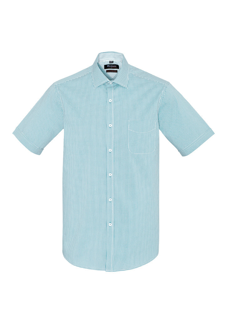 Mens Newport Short Sleeve Shirt - Purple Reign 5XL