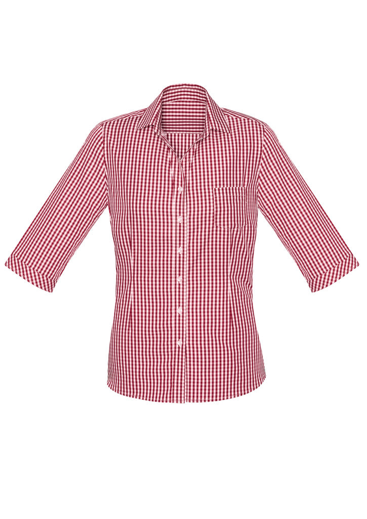 Womens Springfield 3/4 Sleeve Shirt - French Navy 22