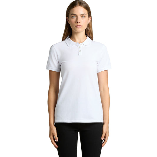 Wo's Pique Polo Front