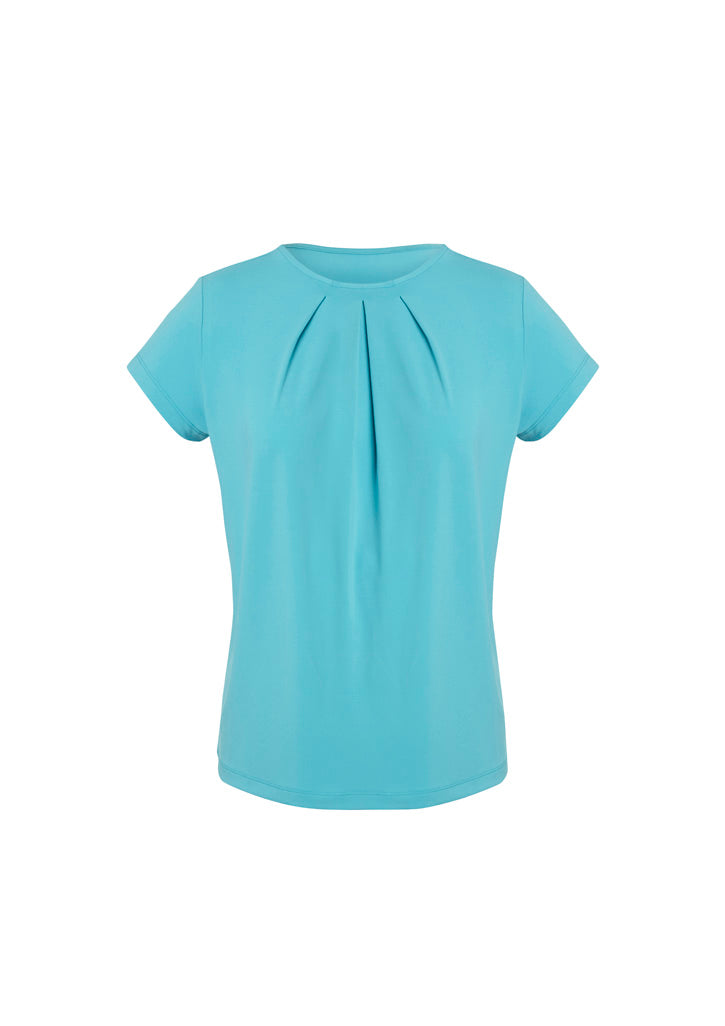 Womens Blaise Short Sleeve Top - Navy 26