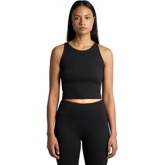 Women's Active Crop Tank Front