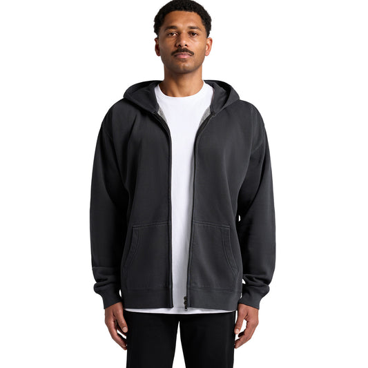 Relax Faded Zip Hood Front