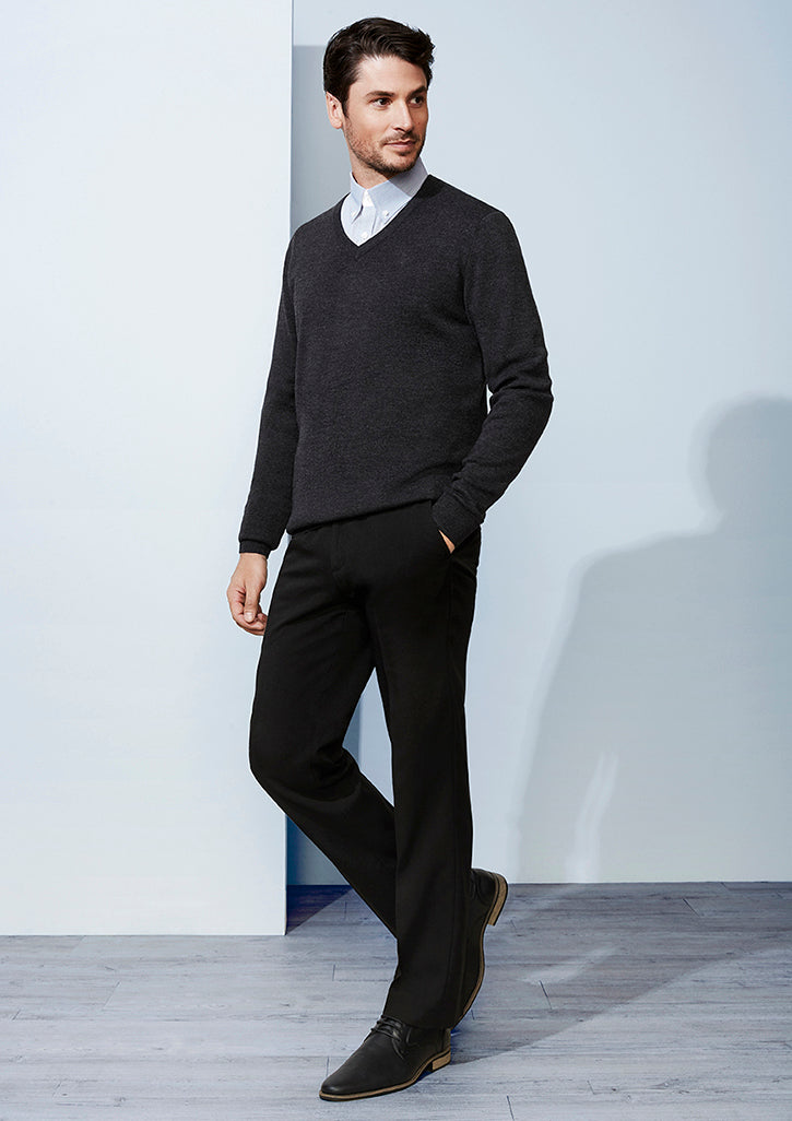 Mens Cool Stretch Adjustable Waist Pant (Stout) - Navy 127