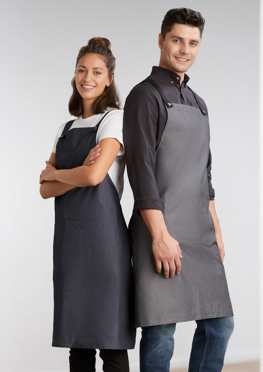Urban Bib Apron - Slate FRE