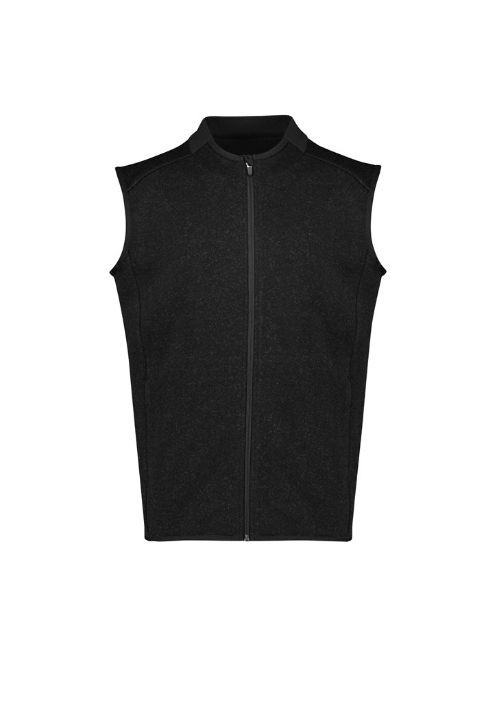 Mens Nova Zip Front Vest - Navy Marle 5XL
