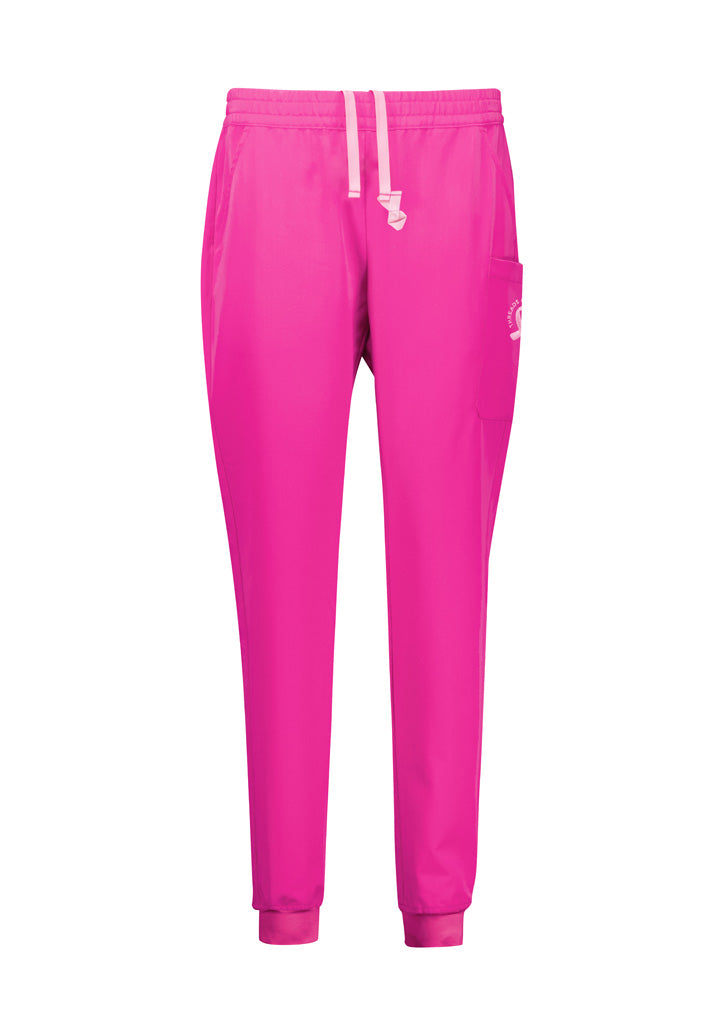 Womens Pink Jogger Scrub Pant - Pink 3XL