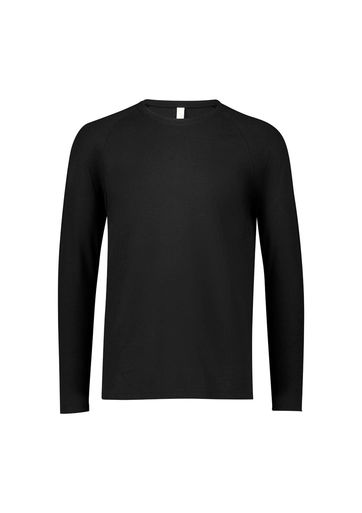 Mens Performance Long Sleeve Tee - Midnight Navy 5XL