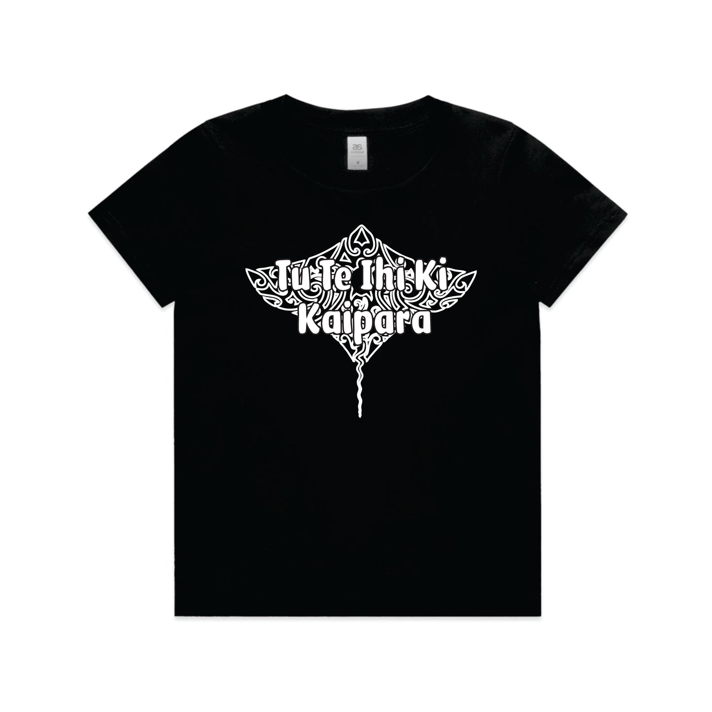 Kids Tees - Tu Te Ihi Ki Kaipara - Black