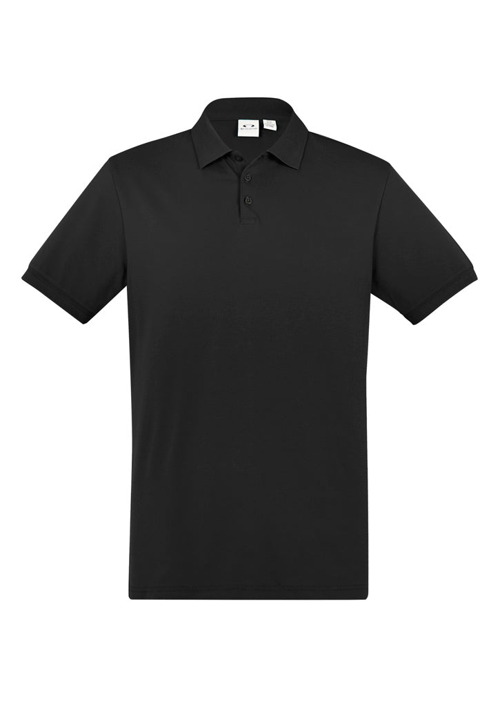 Mens City Short Sleeve Polo - Mineral Blue 5XL