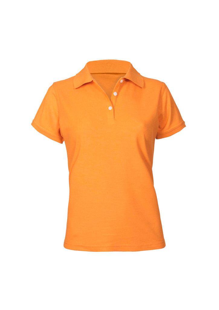 Womens Neon Short Sleeve Polo - Cyan 24