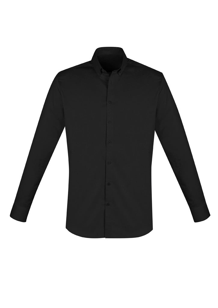 Mens Camden Long Sleeve Shirt - Blue 5XL