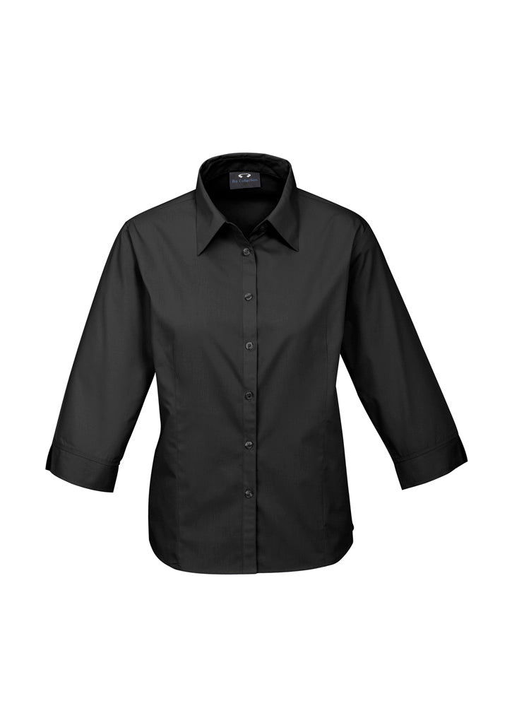 Womens Base 3/4 Sleeve Shirt - Blue 24