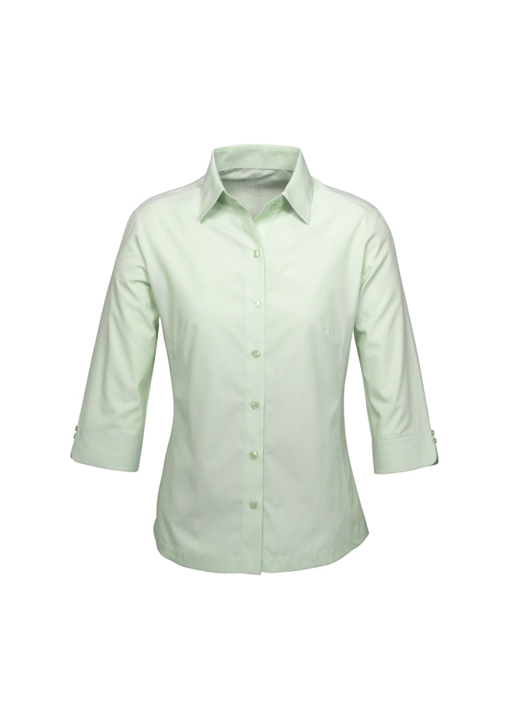 Womens Ambassador 3/4 Sleeve Shirt - Silver Grey 22