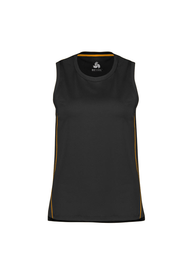 Womens Balance Singlet - Navy/Sky 22