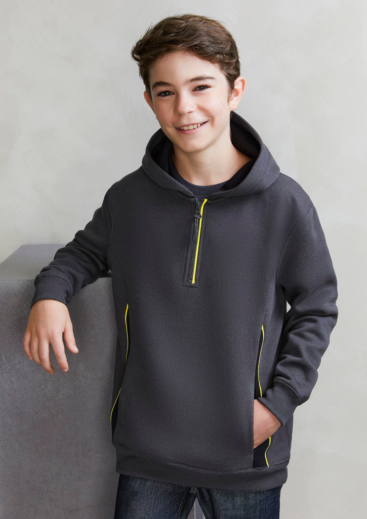 Kids Renegade Hoodie - Red/White/Silver 16