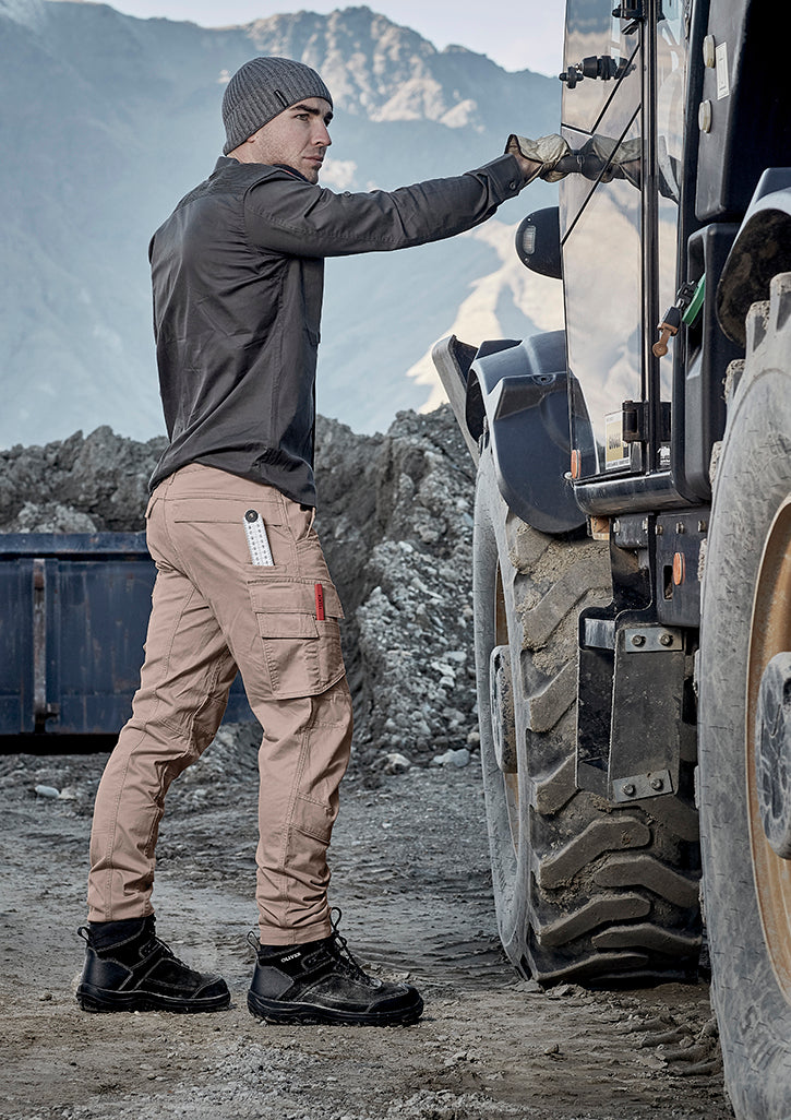 Mens Streetworx Curved Cargo Pant - Charcoal 132