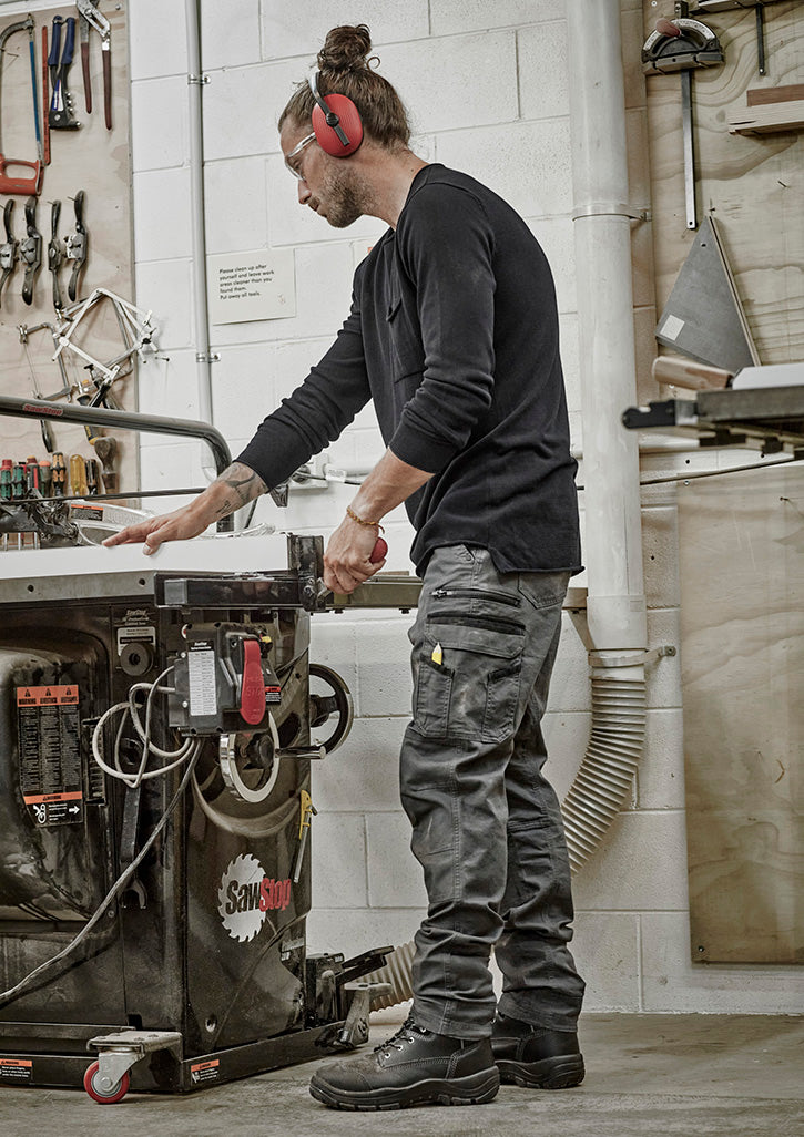 Mens Streetworx Heritage Pant - Charcoal 132