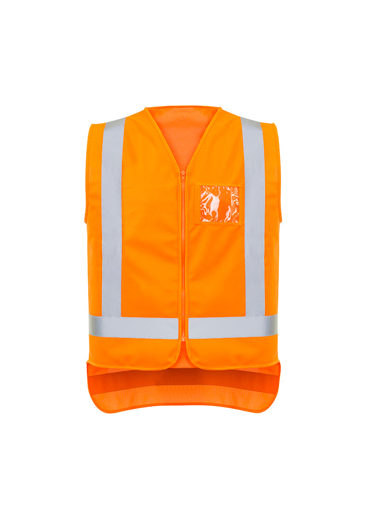 Mens TTMC-W23 Zip Vest - Orange 7XL