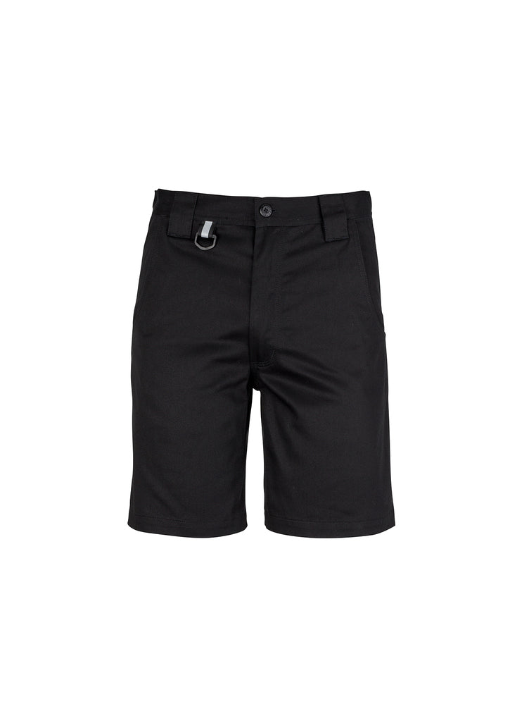 Mens Plain Utility Short - Black 132