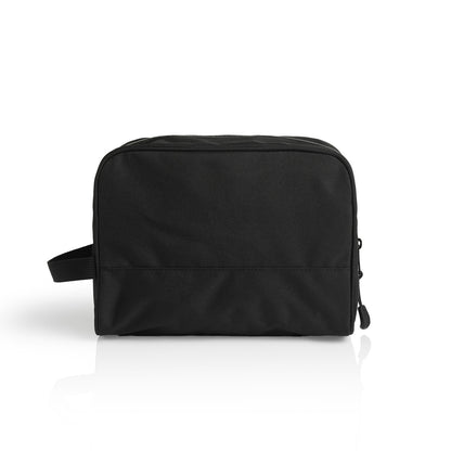 Recycled Toiletry Bag Black - Back