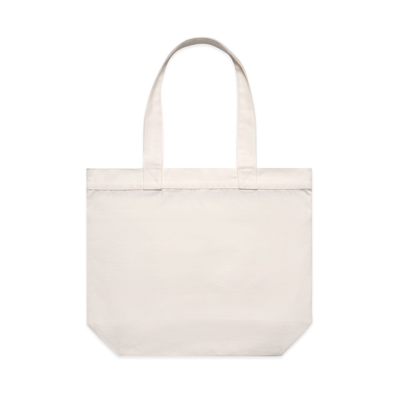 Pocket Tote Bag Cream - Back