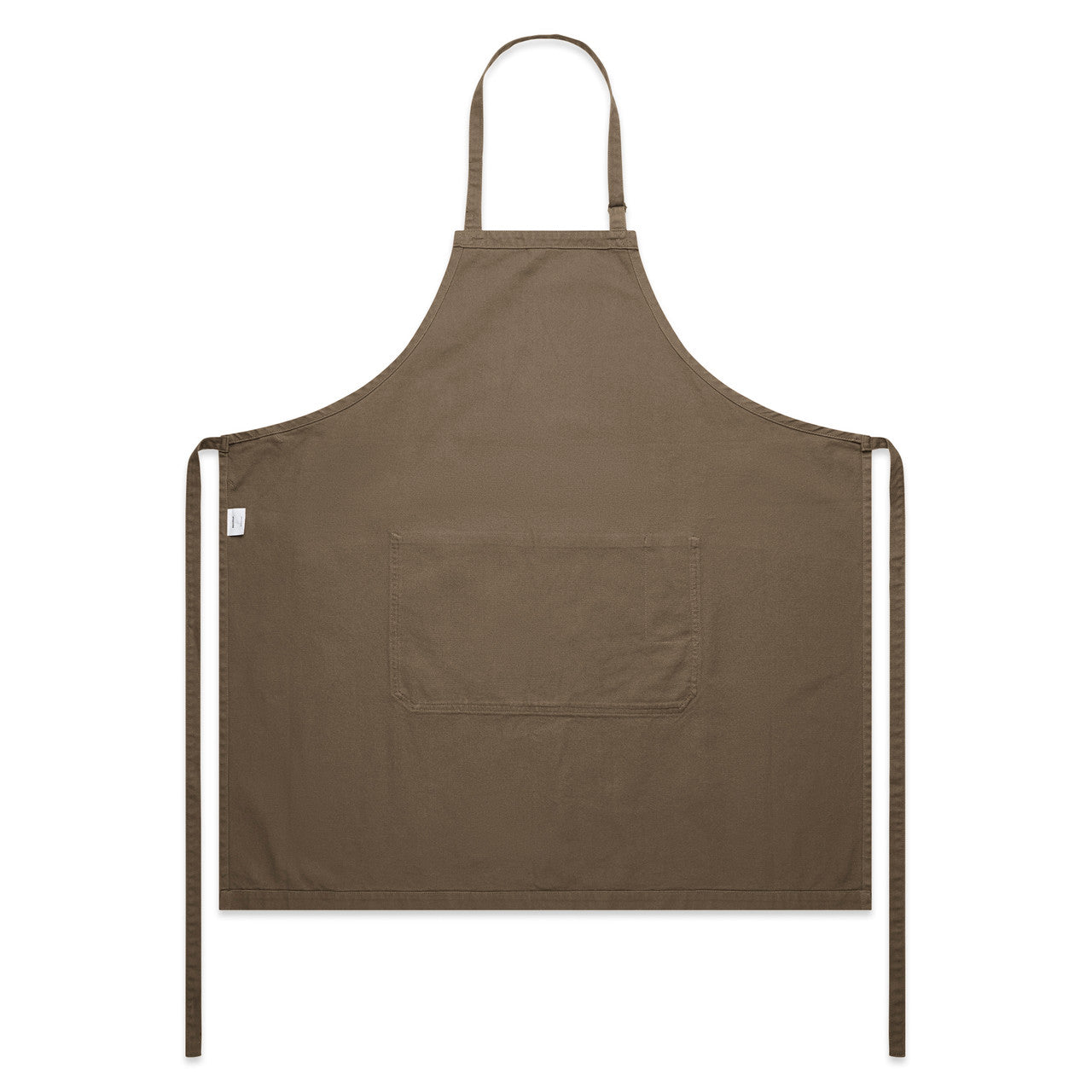 Canvas Apron Walnut - Back