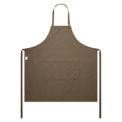 Canvas Apron Walnut - Back