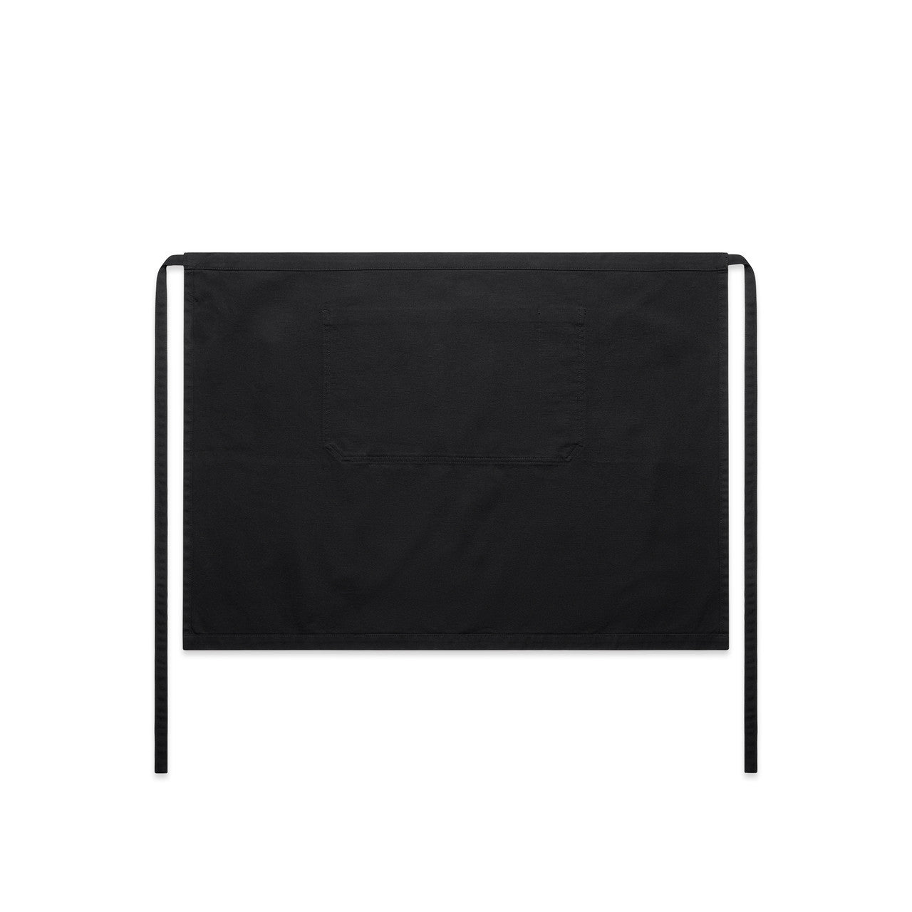 Canvas Half Apron Black - Back