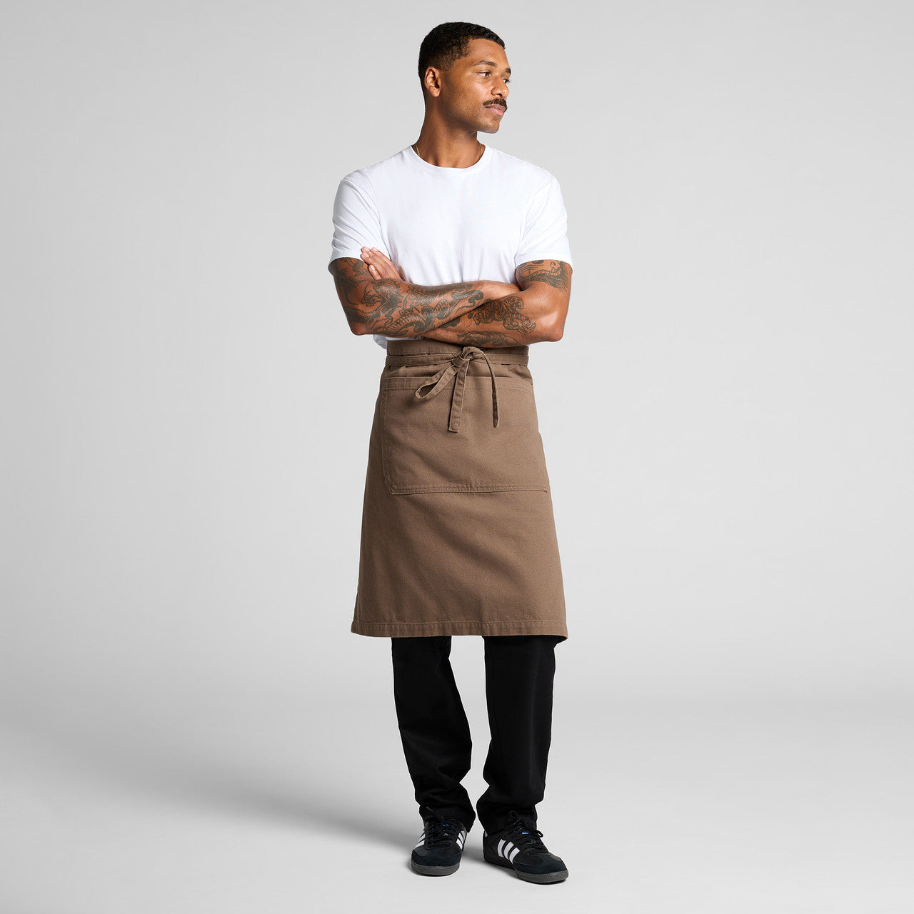 Canvas Half Apron Back