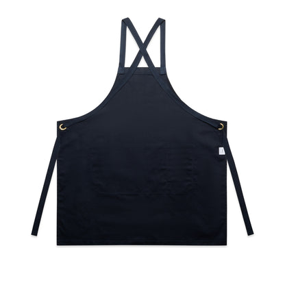 Carrie Apron Navy - Back