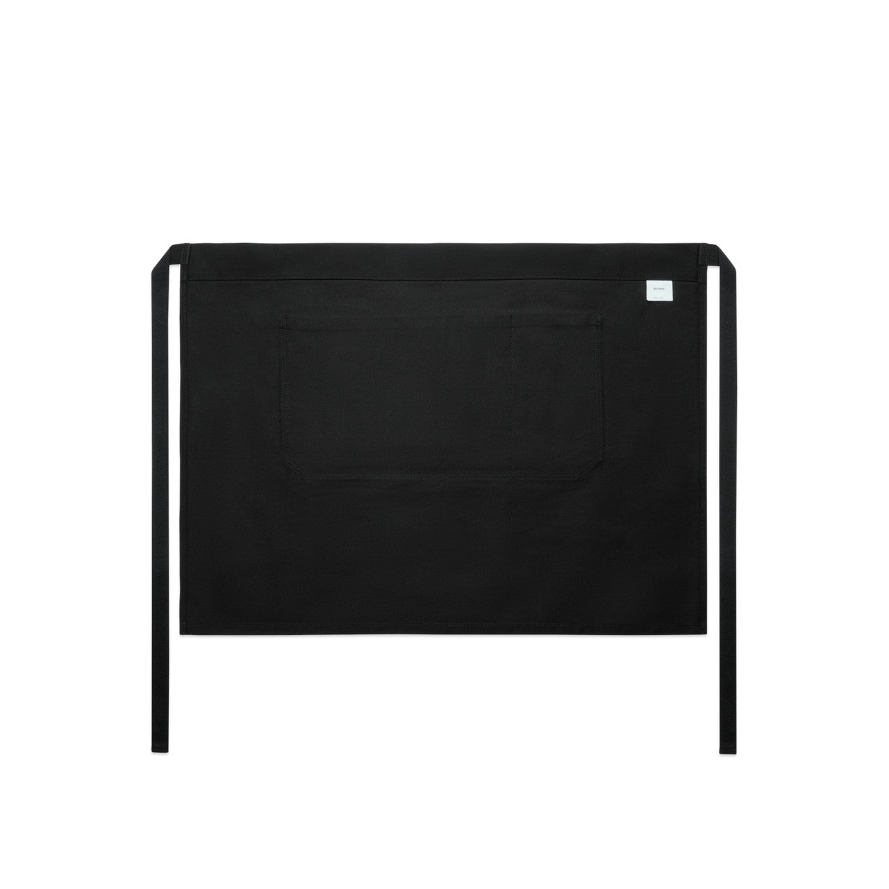 Carrie Half Apron Black - Back