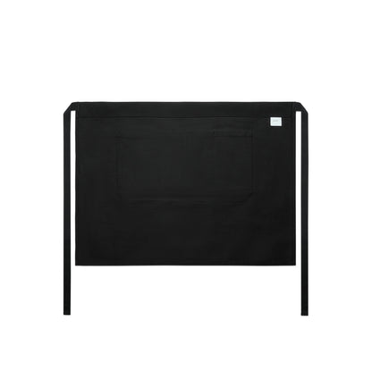 Carrie Half Apron Black - Back