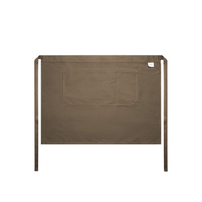 Carrie Half Apron Walnut - Back