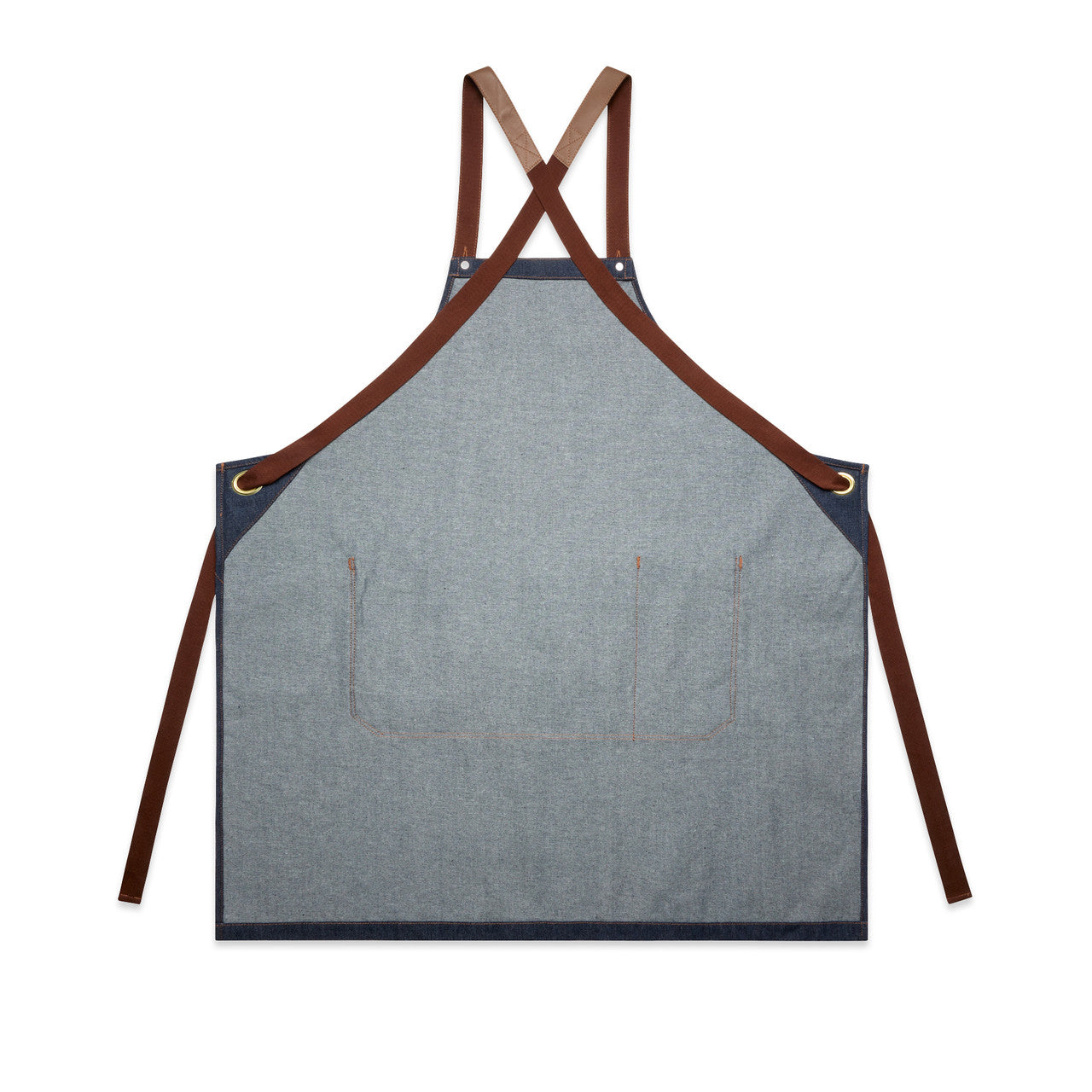 Denim Apron Indigo - Back