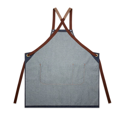 Denim Apron Indigo - Back
