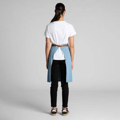 Denim Half Apron Back