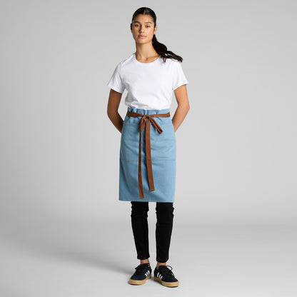 Denim Half Apron Back