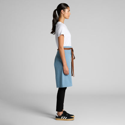Denim Half Apron Side