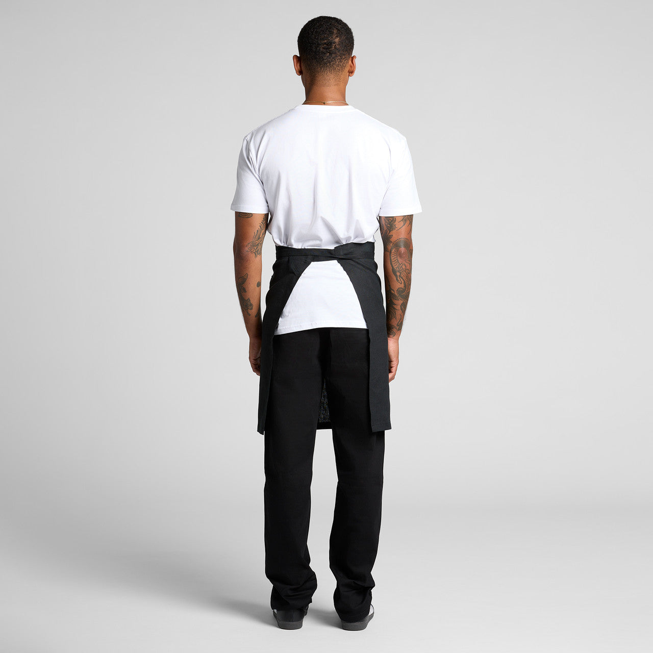 Linen Half Apron Back