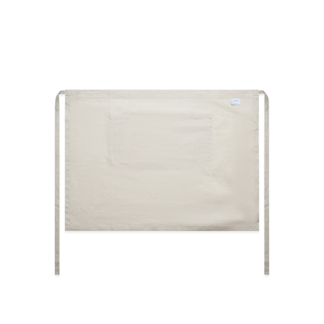 Linen Half Apron Natural - Back