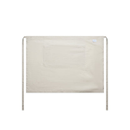 Linen Half Apron Natural - Back