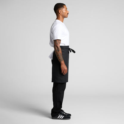 Linen Half Apron Side