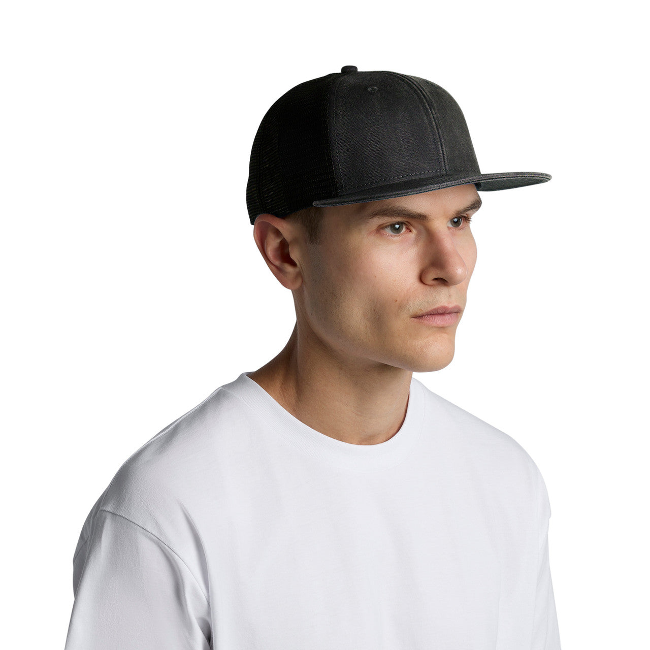 Stock Faded Trucker Front